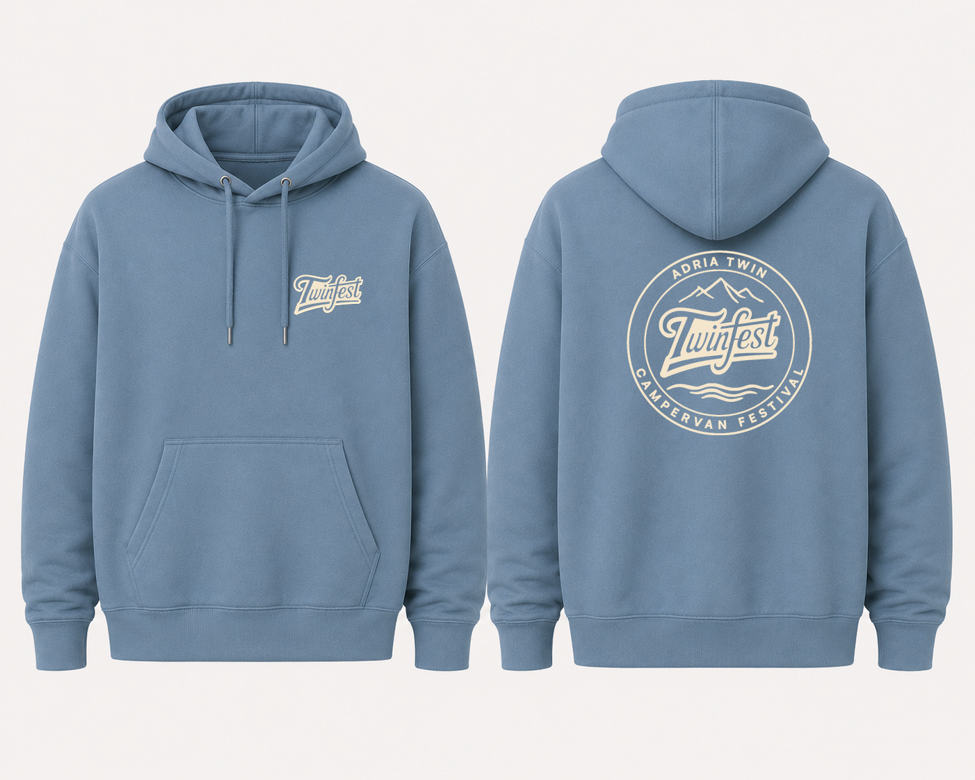 Hoodie - Mineral Blue