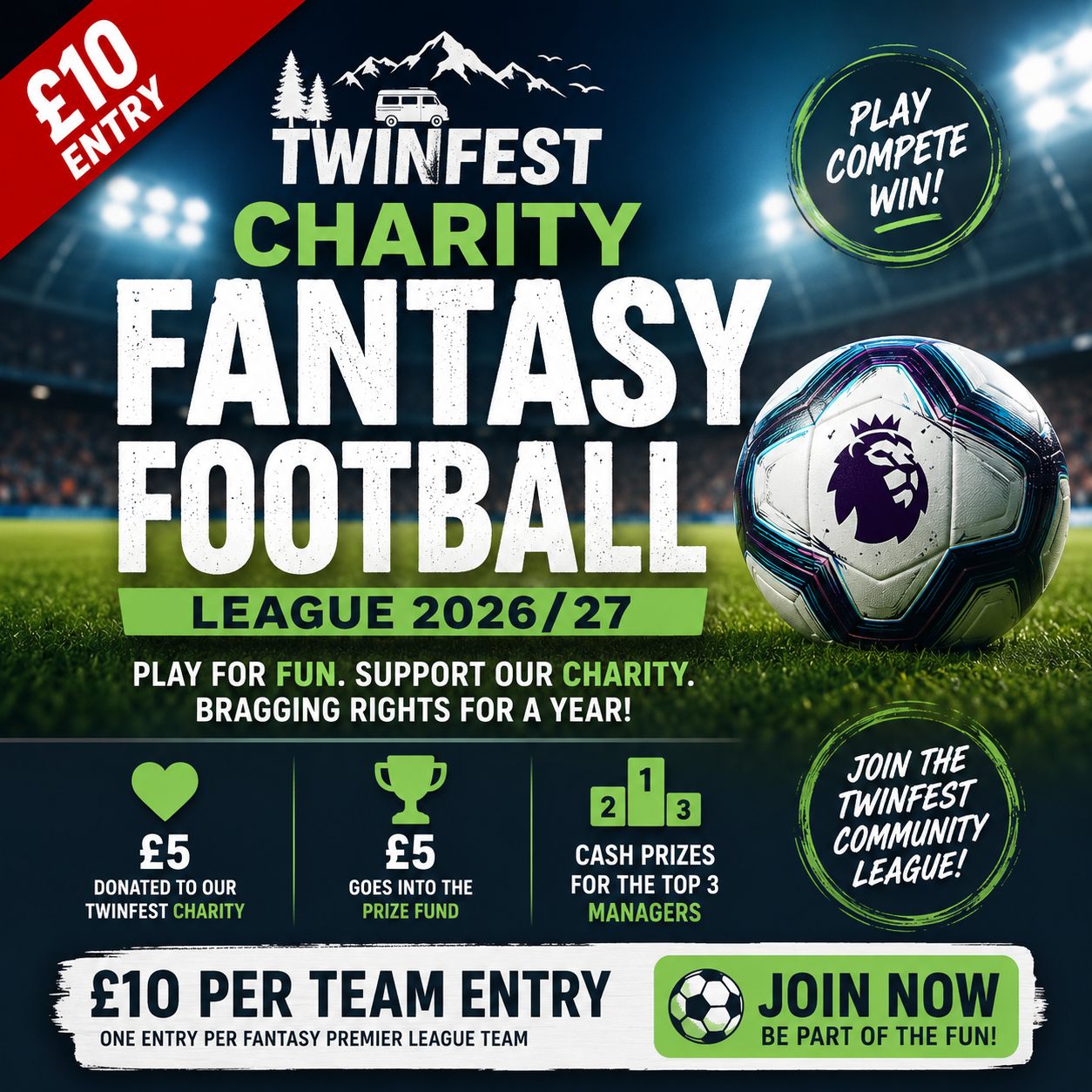 TwinFest Fantasy Football Entry 2026/27