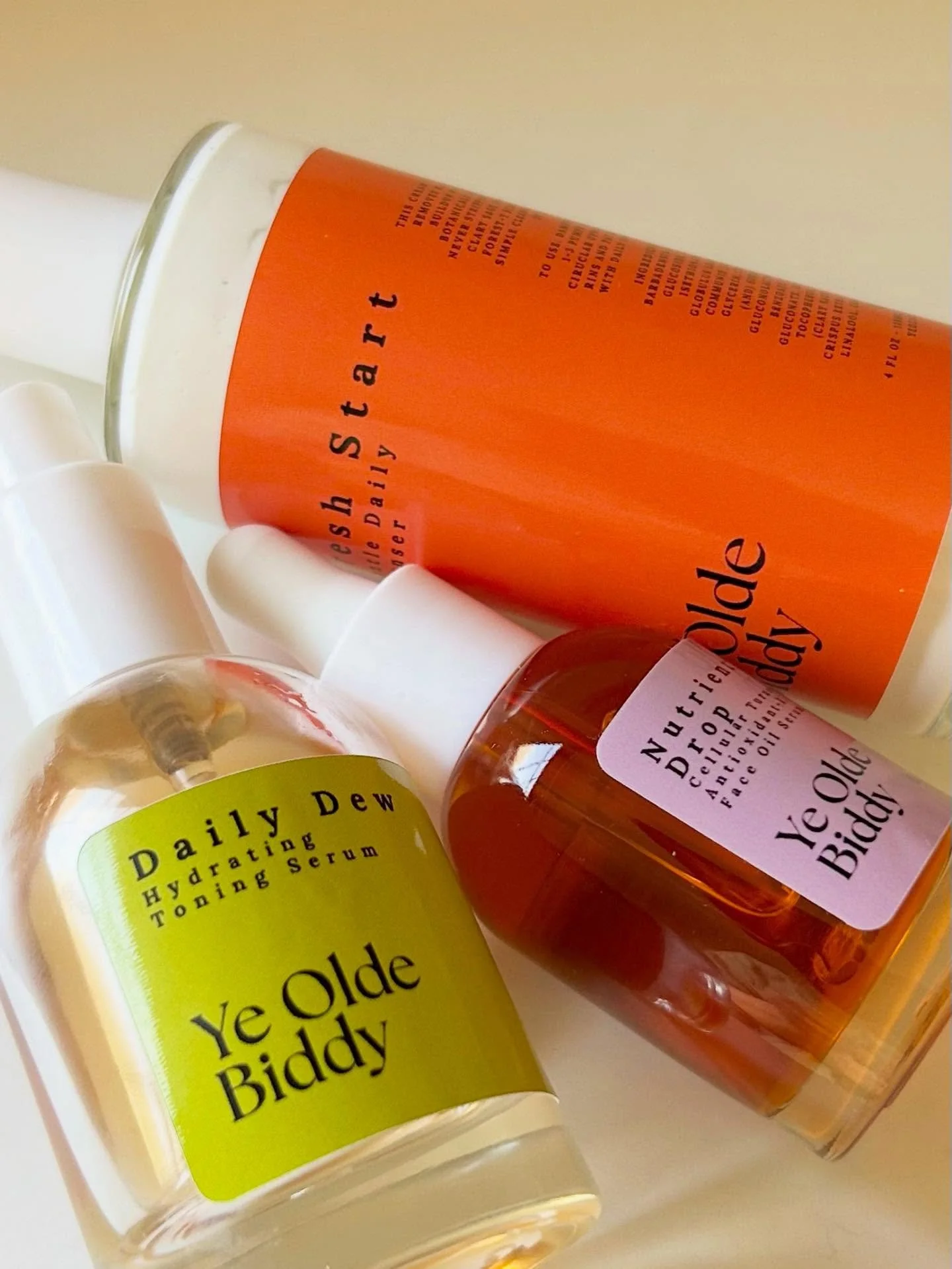 What I&rsquo;m reaching for right now &mdash; gentle cleanse, multi-function hydration, and cellular renewal.

That&rsquo;s three steps.

Too simple &mdash; or exactly right?

#barriersupport #yeoldebiddy #sensitiveskincare #glowingskin