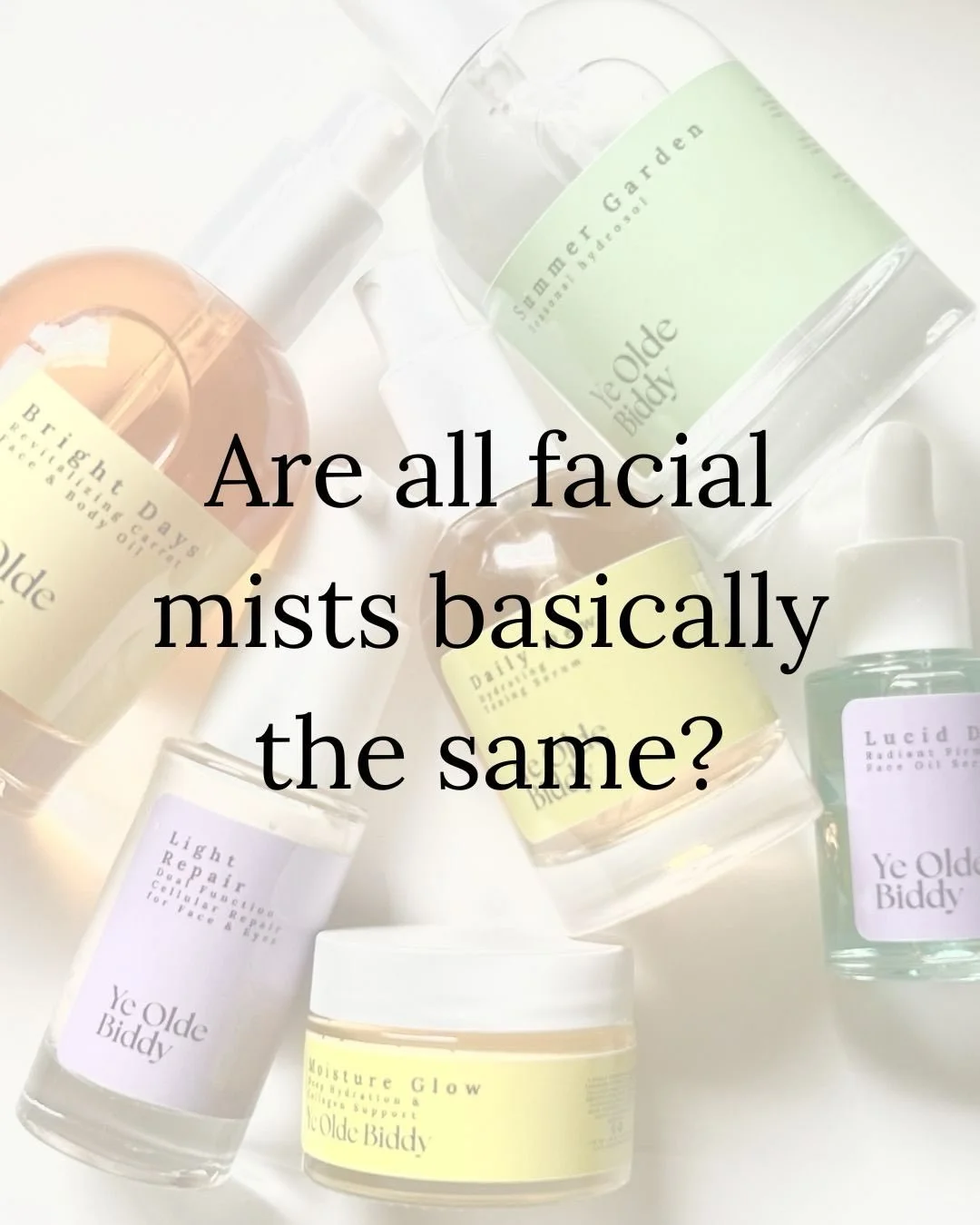 Turns out &ldquo;Facial Mist&rdquo; can mean a lot of things.

New on the journal: a closer look at hydrosols, floral waters, facial mists &amp; why some water-based products do a lot more than just smell good.

Read the article link in bio.

#hydros