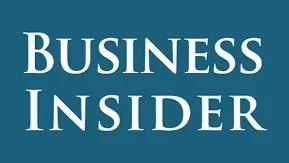 Business Insider logo with white text on a dark teal background.