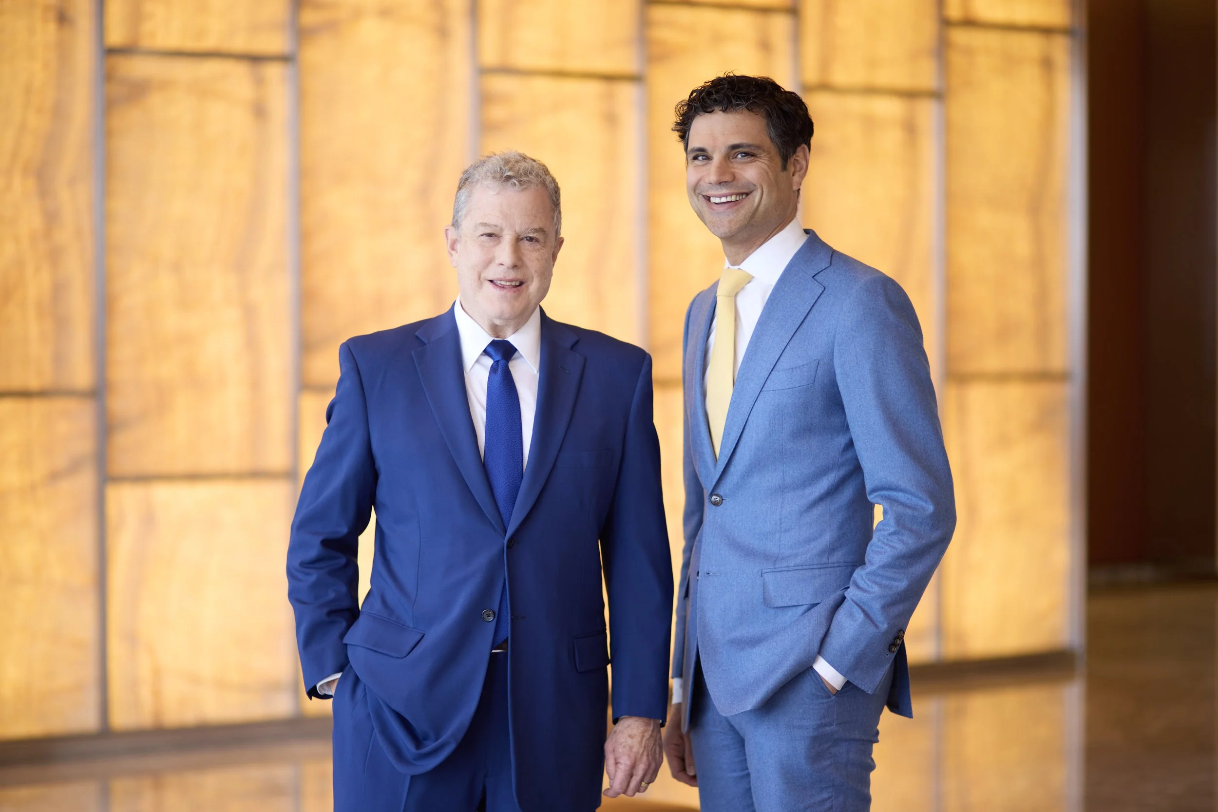 Photo of Randy Mehrberg and Ishan Bhabha