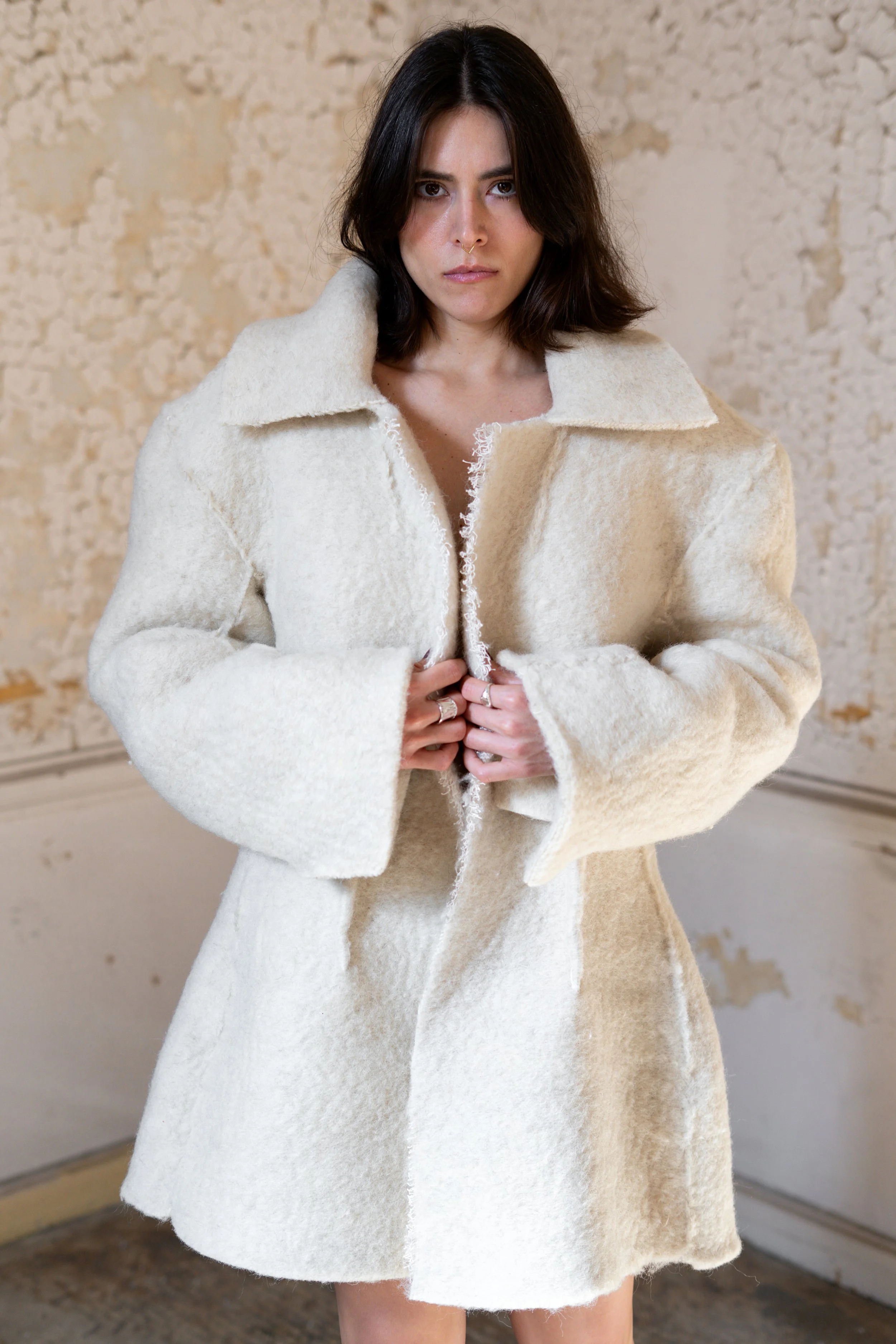 Wool Sculpted Coat