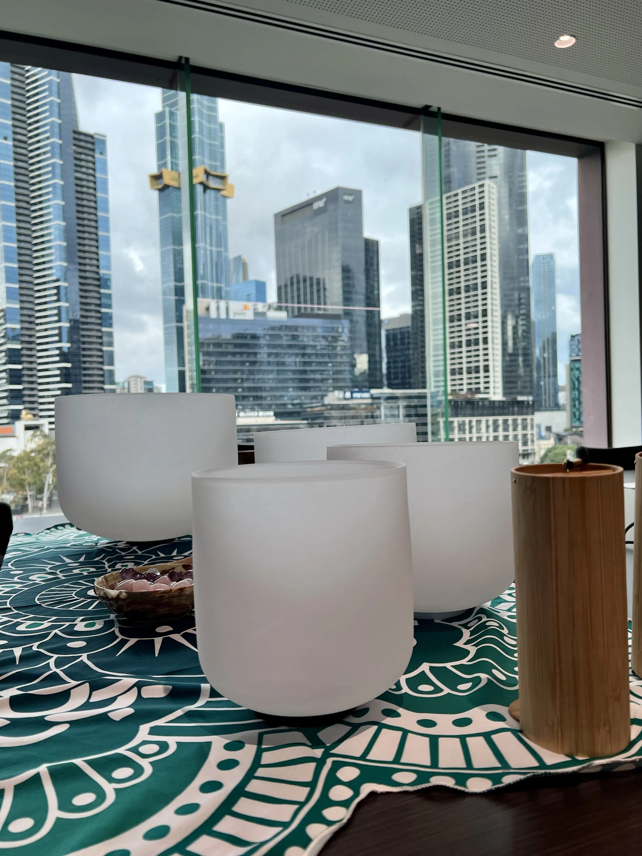 Bringing Sound Meditation into the Workplace: A Melbourne CBD Team Session