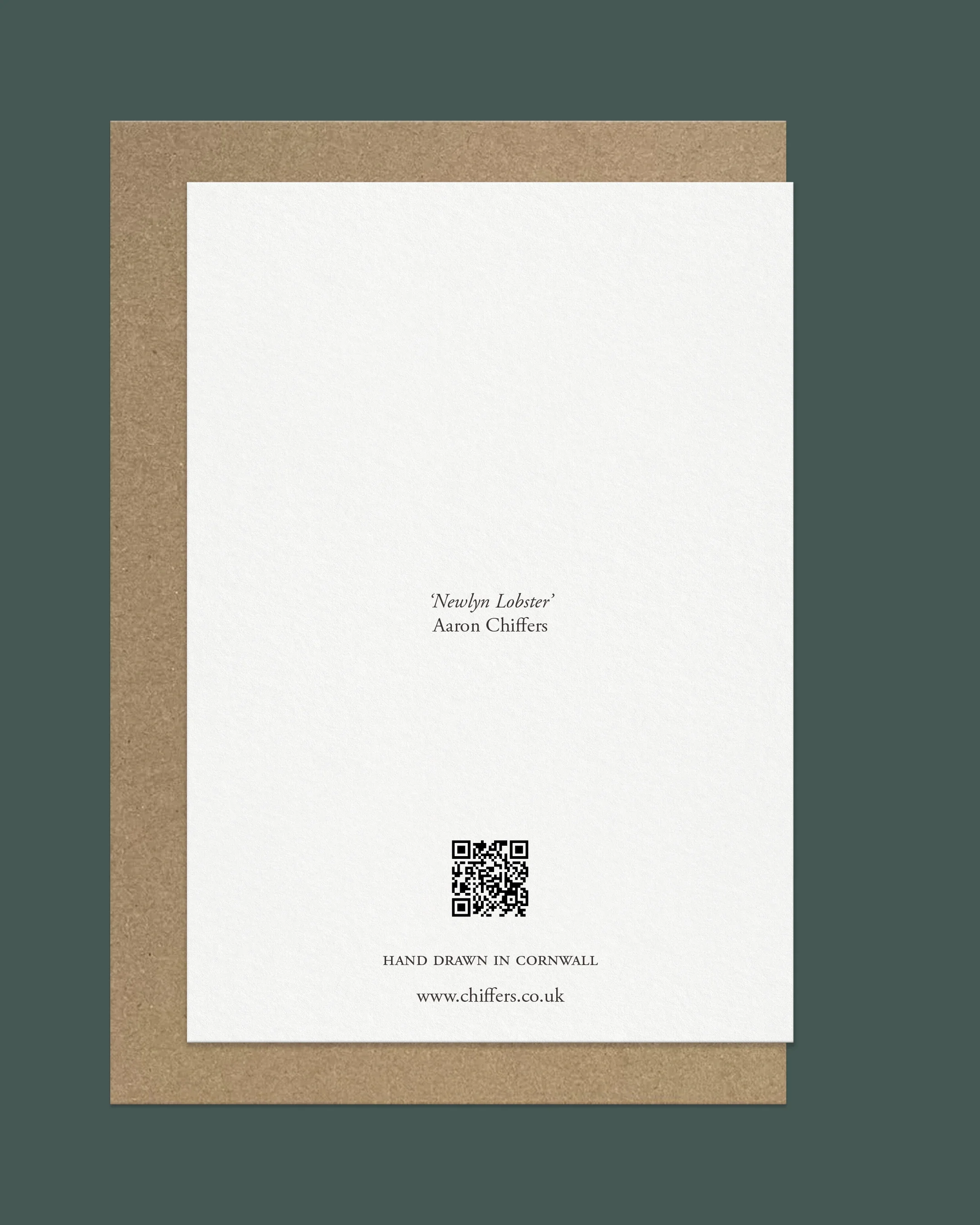 A5 Card Newlyn Lobster - Back.webp