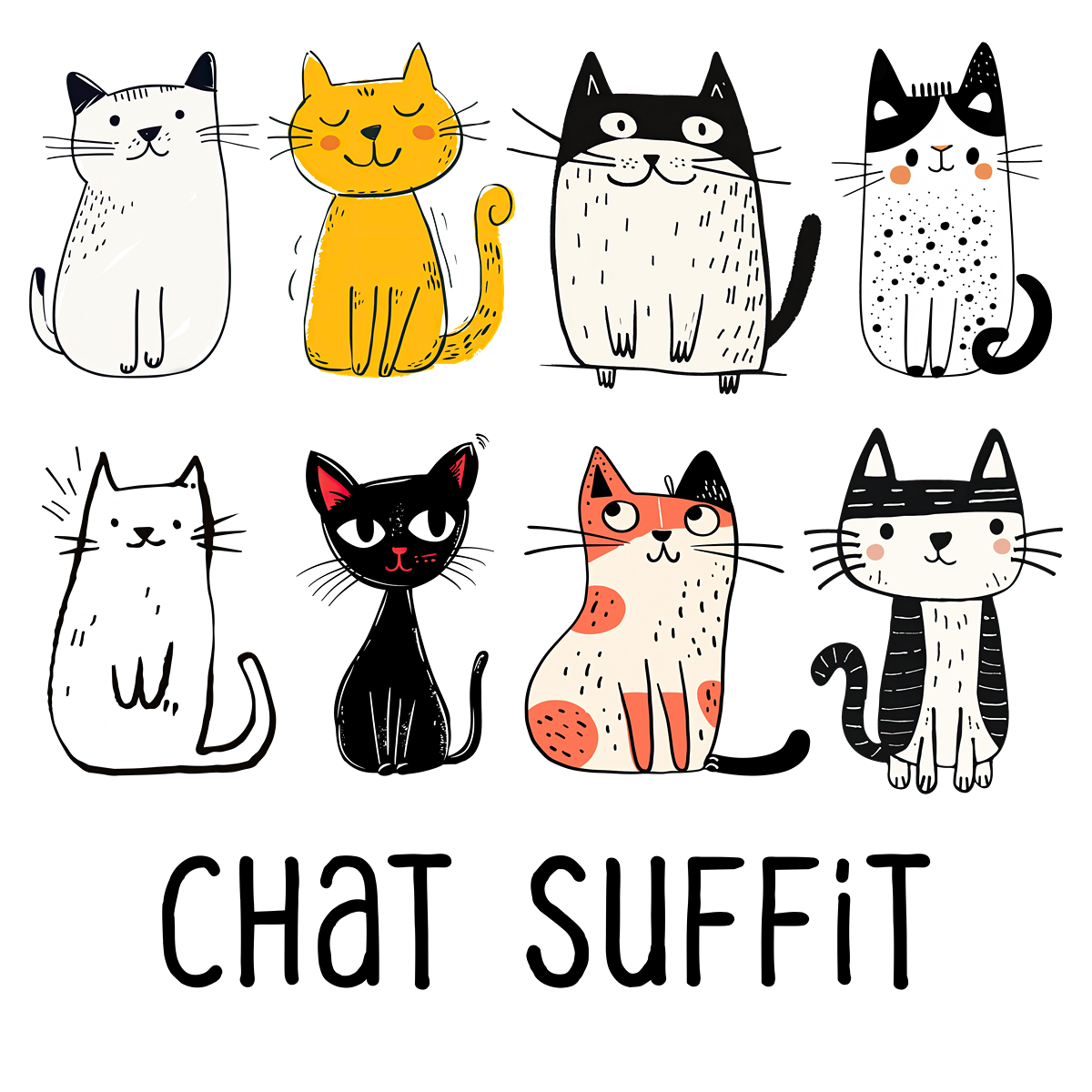 chat suffit - Purrfect Love - Cat lovers.png