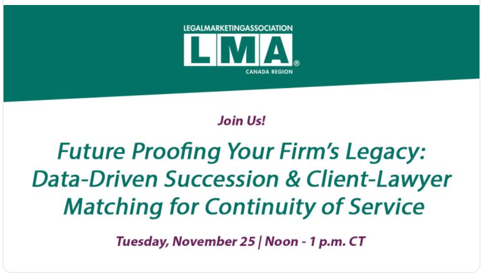 Future Proofing Your Legacy: Data-Driven Succession Matching in Law Firms&nbsp;