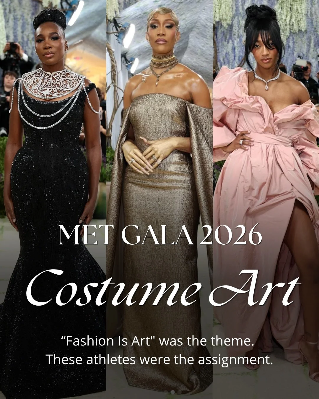 The athletes weren&rsquo;t guests at this year&rsquo;s Met. They were the references.
Six looks, fully decoded. Which read landed hardest?

#GameDayRunway #MetGala #StylePowerRankings #FashionIsArt #WomensSports