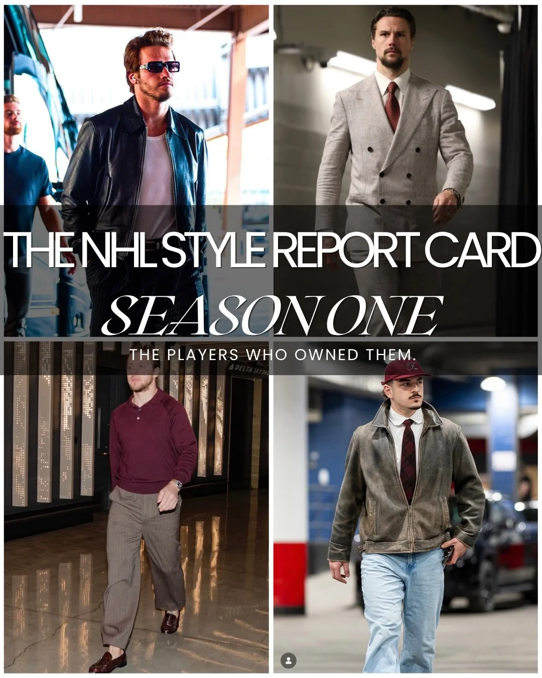 The NHL Style Report Card is in. Year one of the no-dress-code era, graded by lane.

Five picks. Five style identities. One fashion era that&rsquo;s just getting started.

Round 1 is live. Playoff Tunnel Power Rankings drop Friday.

Who did I get wro