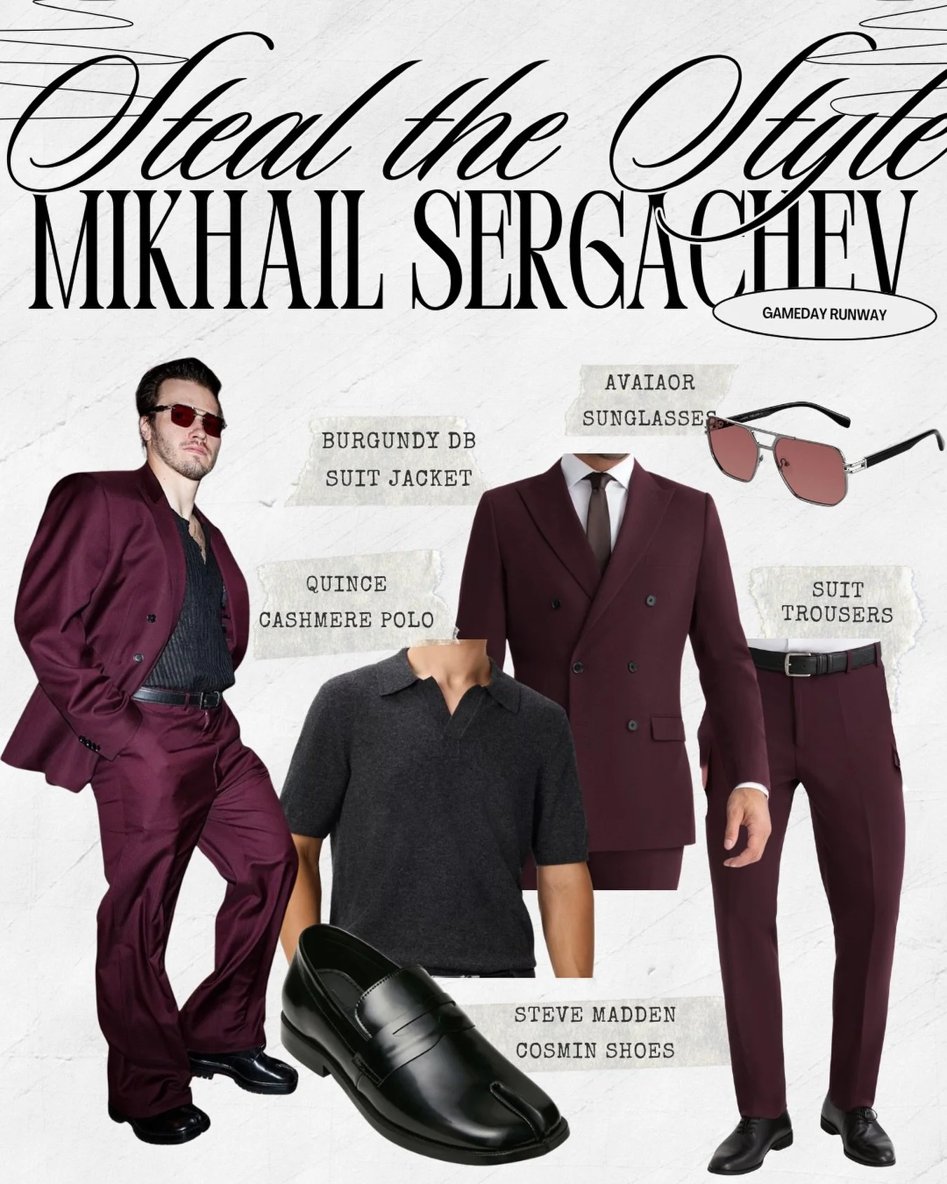 You picked it. We&rsquo;re stealing it. 🏒

Mikhail Sergachev showed out and the people voted, so here&rsquo;s your full breakdown on how to steal his look for less.

Save this. The full shop live in bio. 🔖

Gameday Runway | Steal the Style

#NHLSty