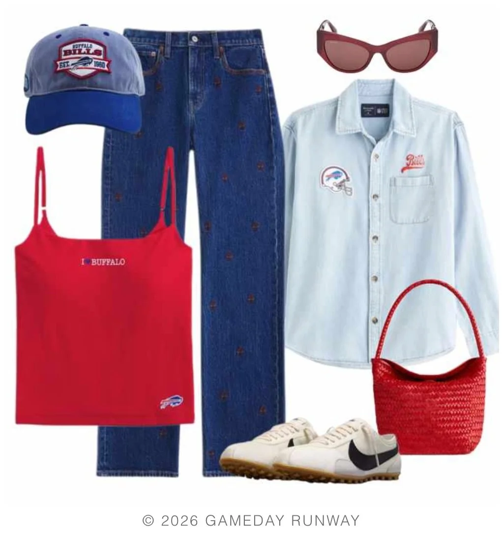 POV: you&rsquo;re my client and you asked me what to wear to a tailgate this season🏈

Year two of the NFL x Abercrombie collab, so I built the edit I&rsquo;d build for you.

Some pieces are from the collection, some are Abercrombie outside of it, an