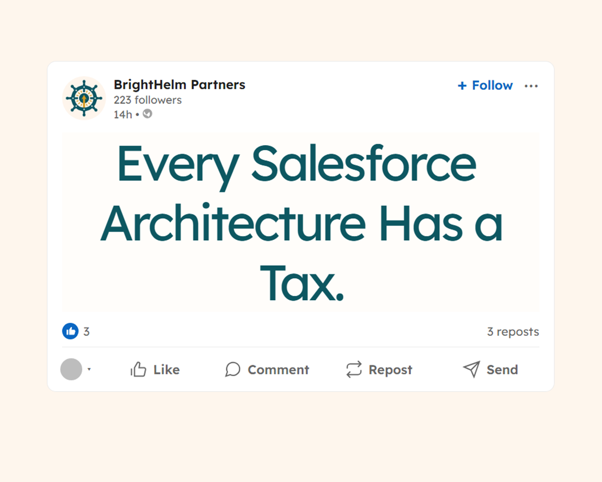 Every Architecture Has a Tax. Composability Moves Yours Upstream.