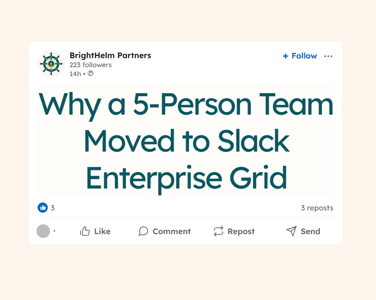 Slackbot Rocks Part 1: Why a 5-Person Team Migrated to Enterprise Grid