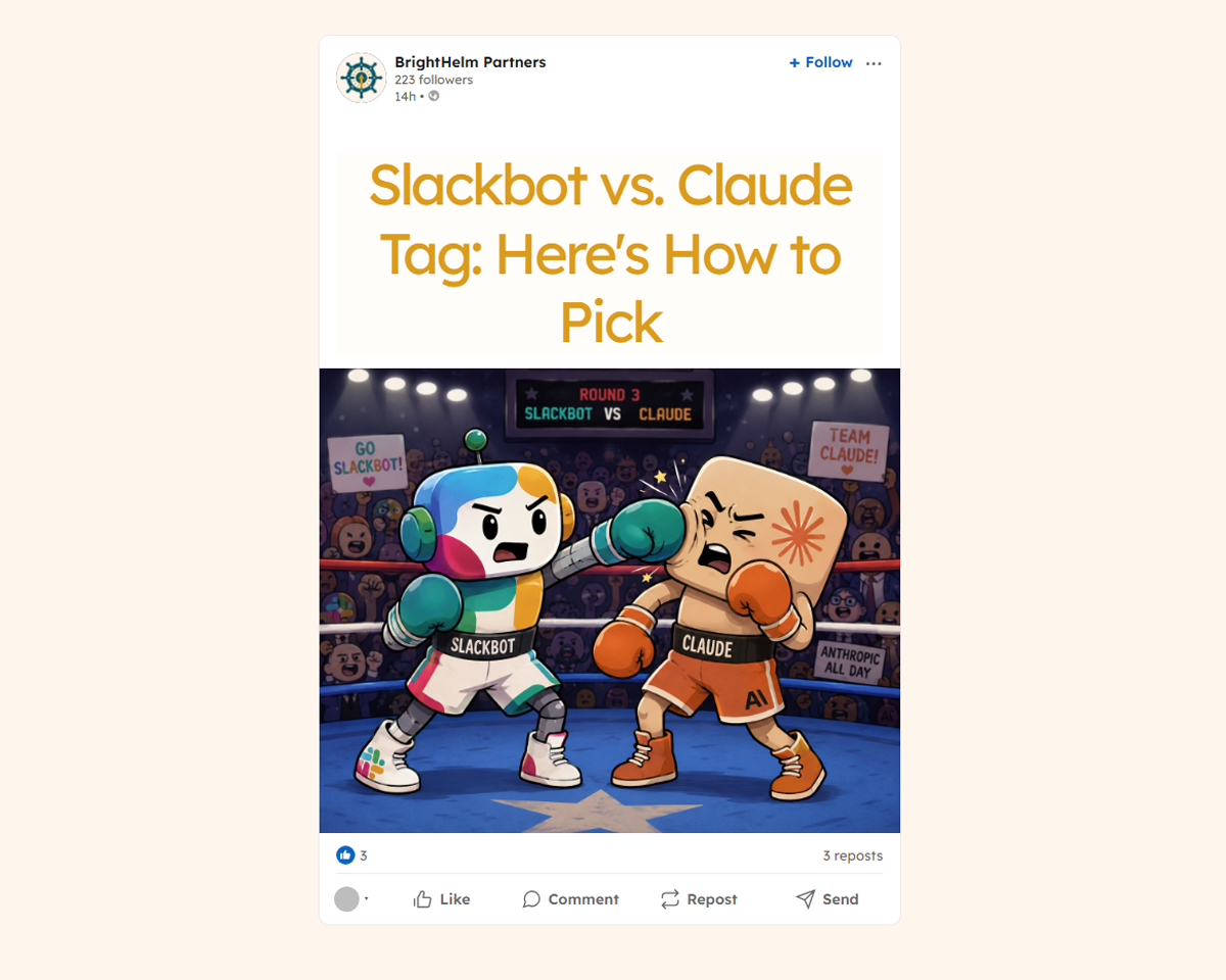 Slackbot vs. Claude Tag: Same Model, Different Job — Here's How to Pick
