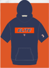 SHORT SLEEVE HOODIE NAVY