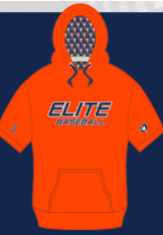 SHORT SLEEVE HOODIE JERSEY - ORANGE