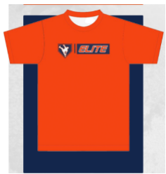 SHORT SLEEVE ATHLETIC ORANGE TEE (PRACTICE)
