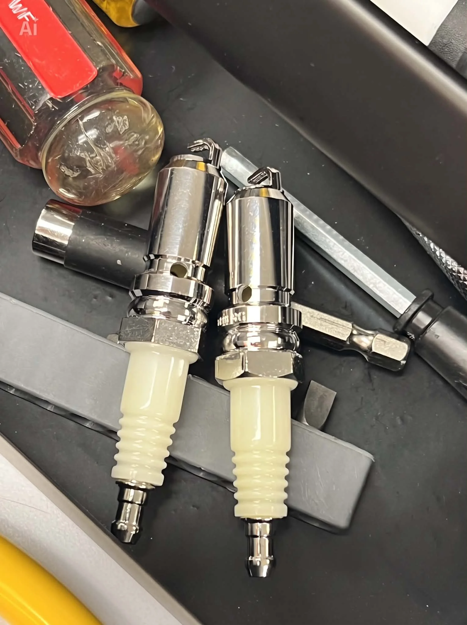 Spark plug hide for scent work supplies, nose work training, and dog scent detection