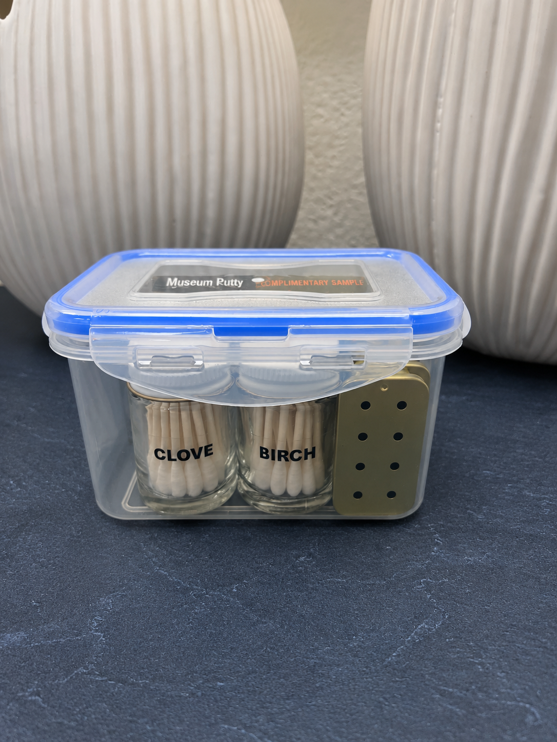 Complete scent work training kit with Birch, Anise, Clove, and Cypress odors, tins, Whiff Disc™ vessels, and accessories
