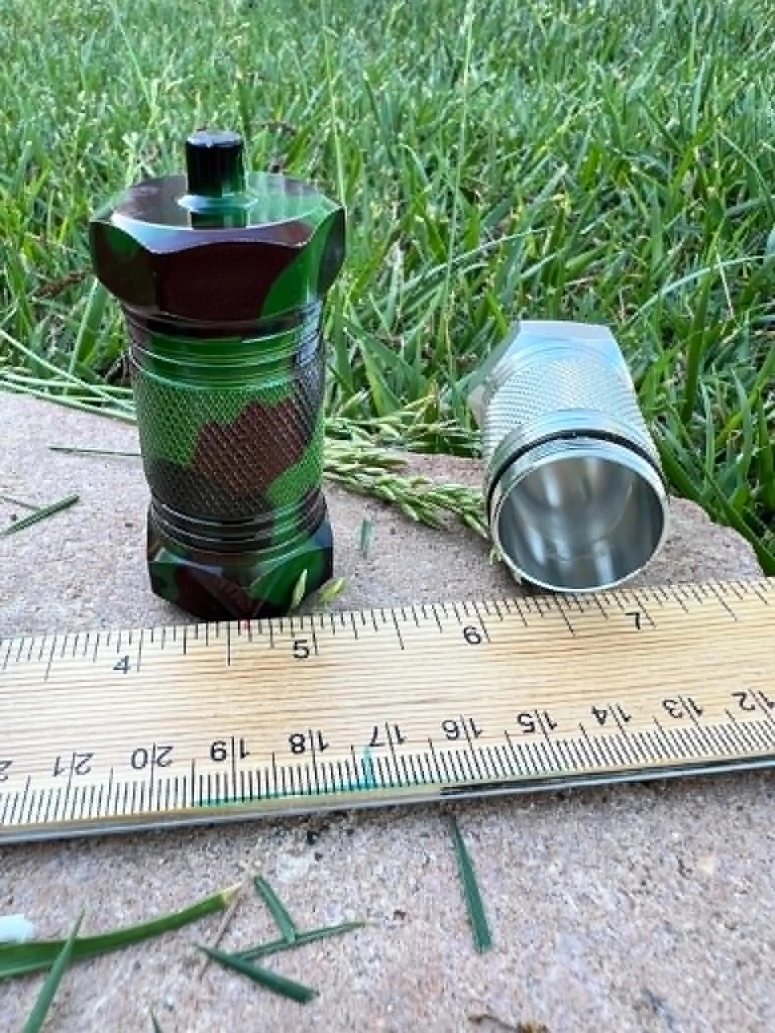 Scent work odor barrel used for exterior searches, tossed hides, and advanced nose work drills