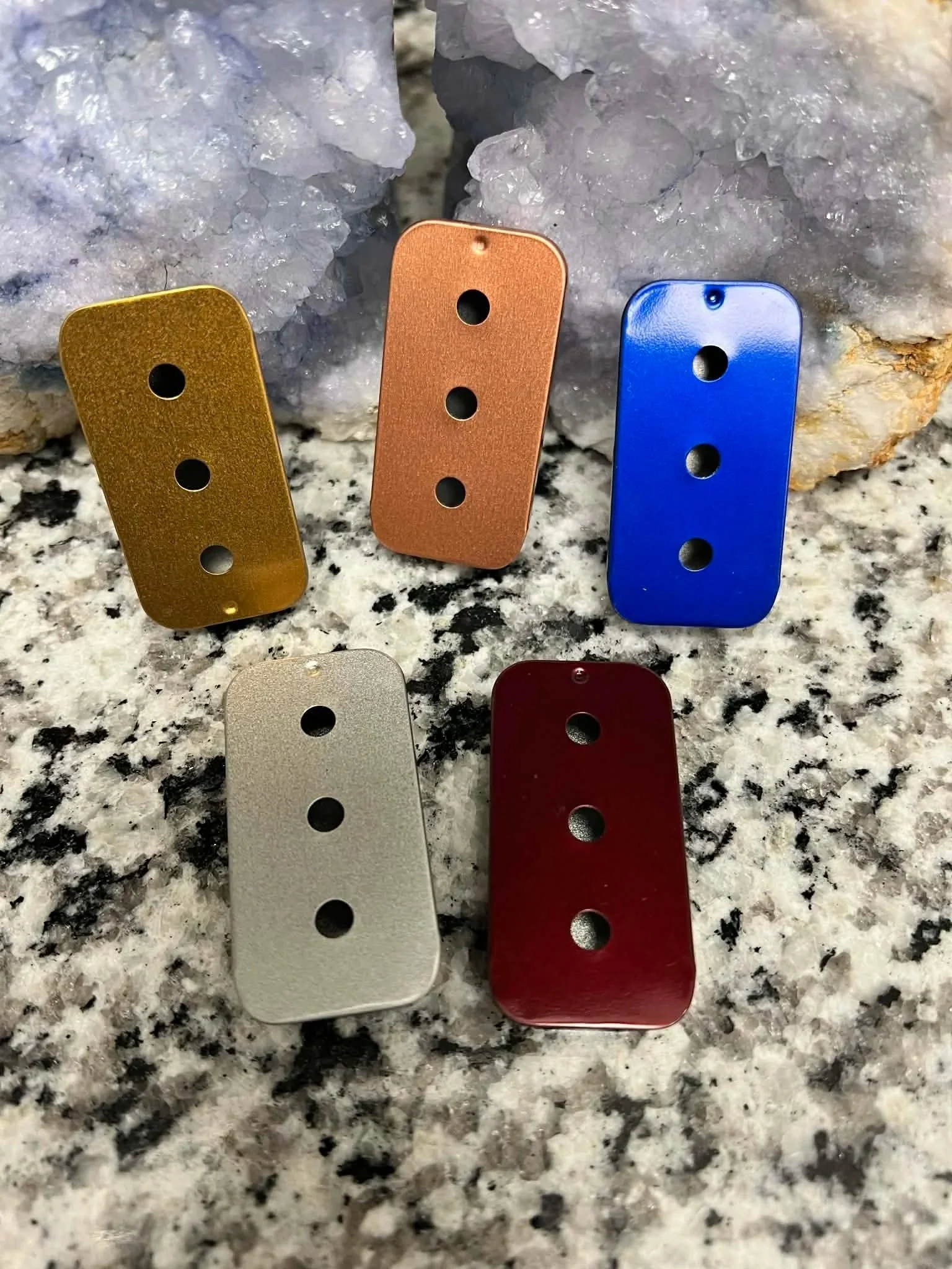 Three Hole Slider Tins for Scent Work (No Magnet)