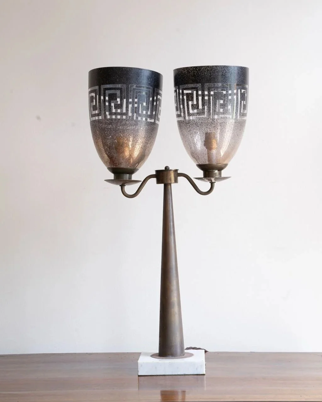 Contemporary Brass Table Lamp