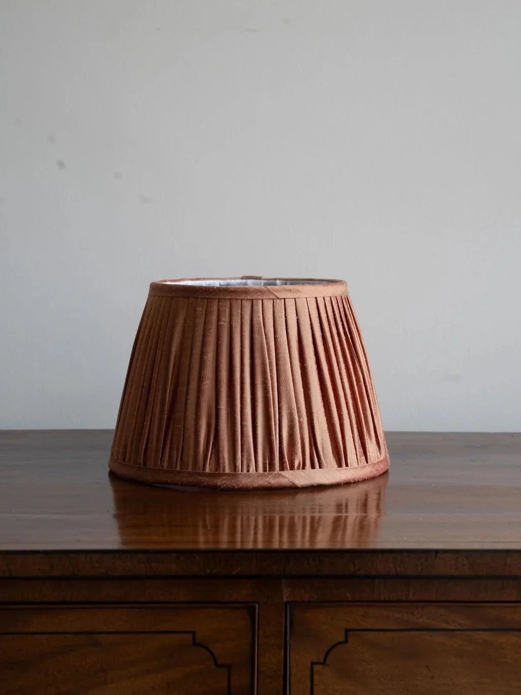 10" Saffron Silk Dupion Lampshade