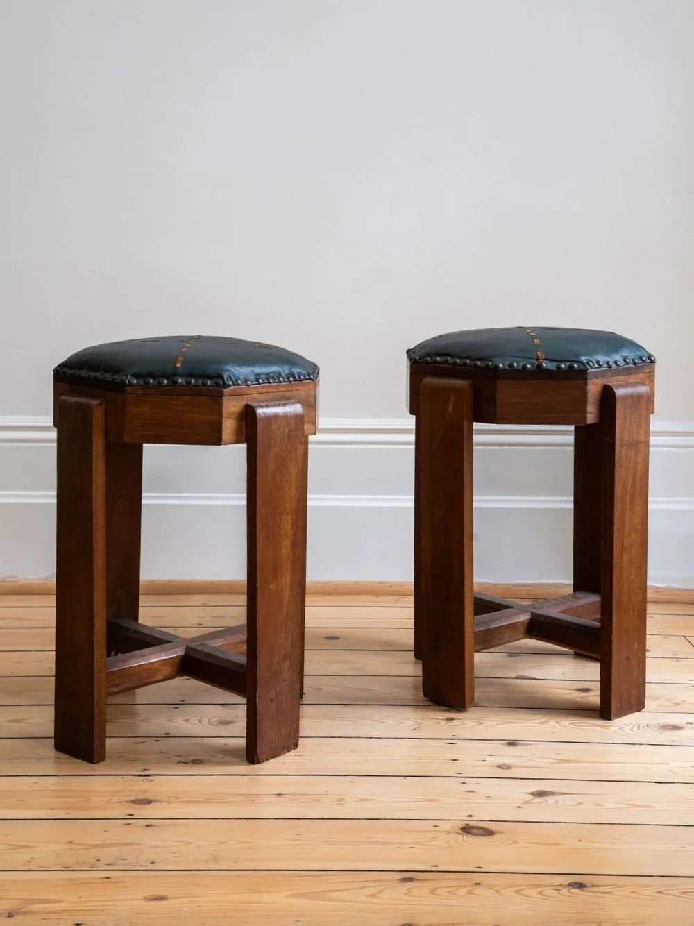 Pair of Modernist Stools