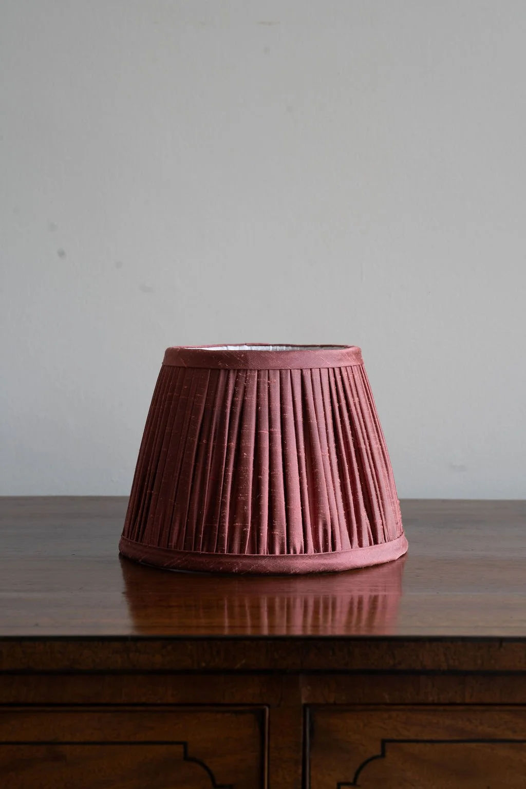 10" Coral Silk Dupion Lampshade