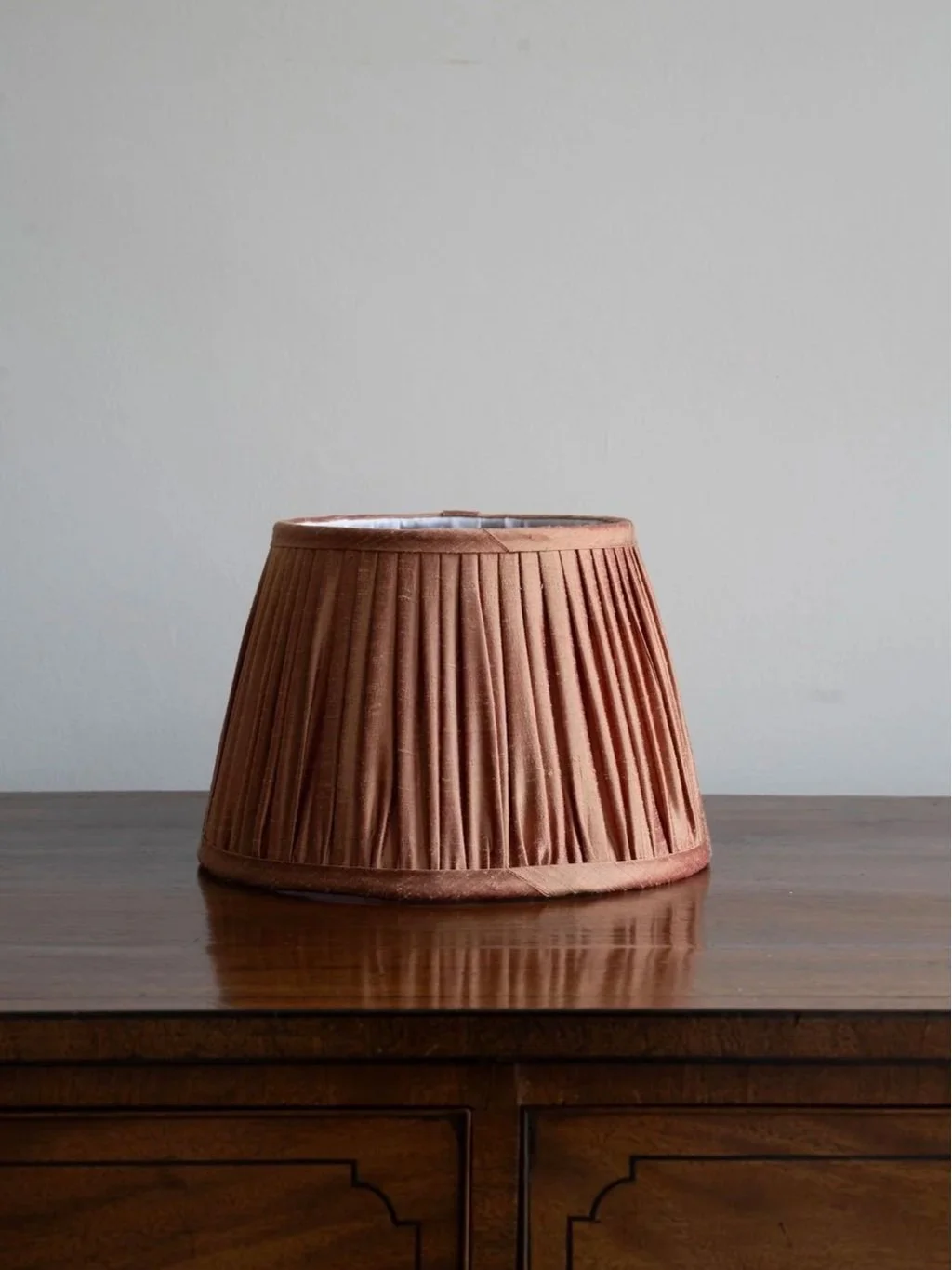 10" Saffron Silk Dupion Lampshade