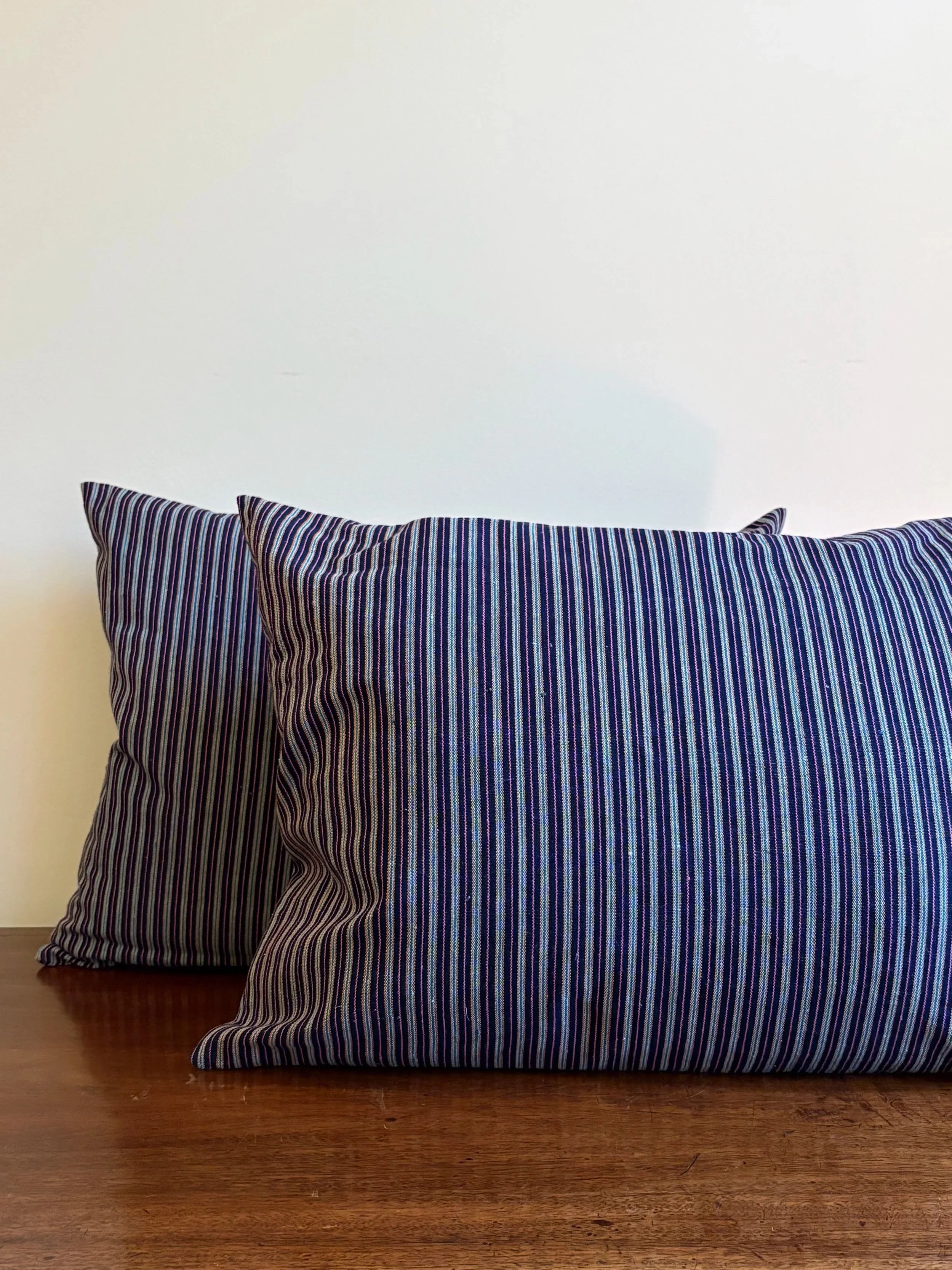 Blue Turkish Stripe Cushion