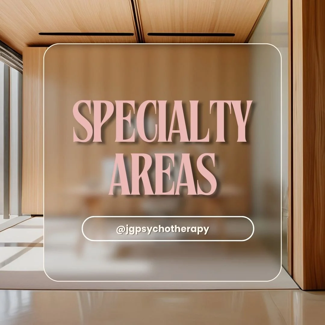 Interested in therapy? These are some of the topics I specialize in.

I know finding a therapist that you feel like understands you can be challenging. It's all about finding the right fit. And, when life feels burdensome in other areas, sometimes th