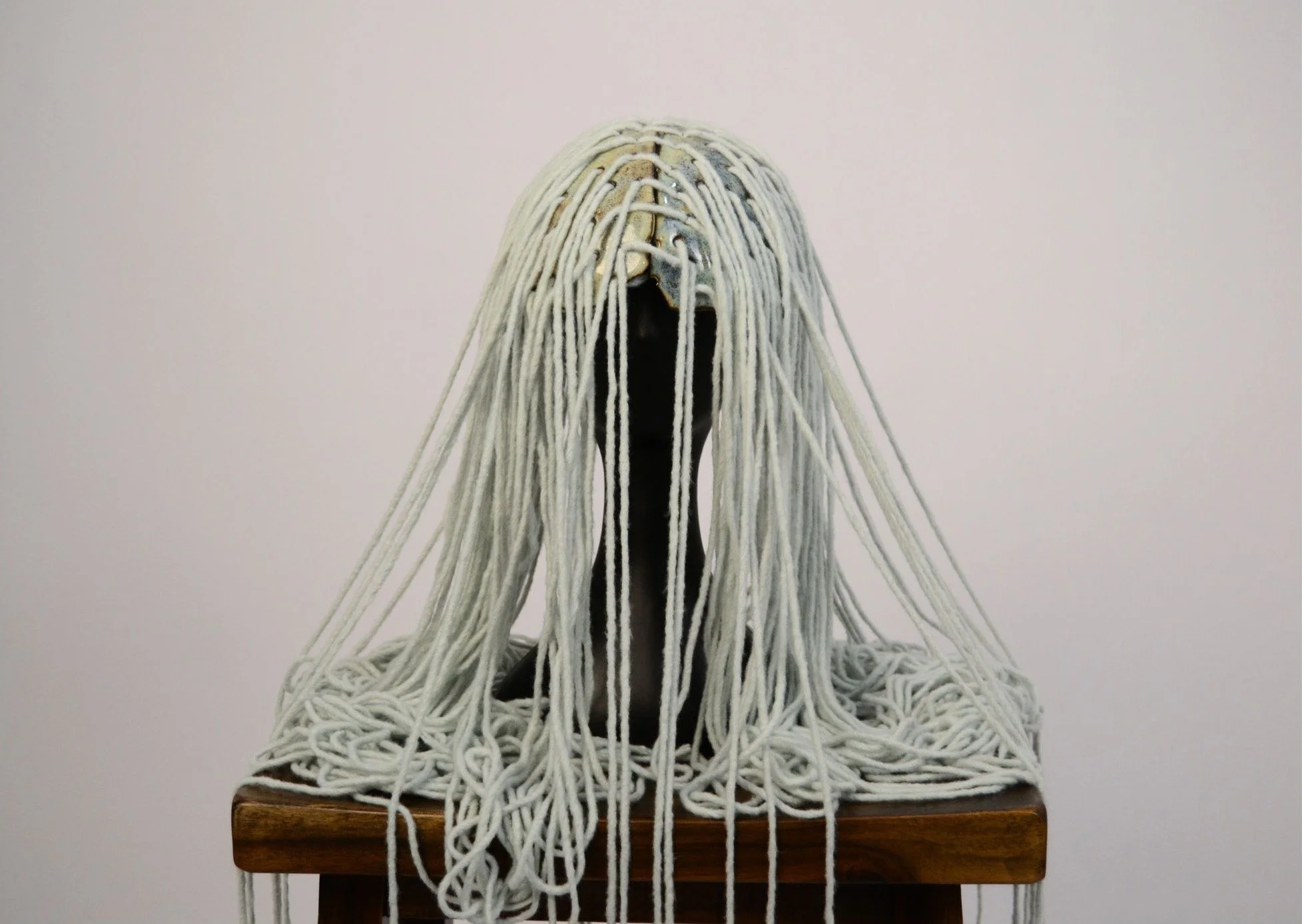 Gender is an Alien
Ceramic, blanket yarn 2025