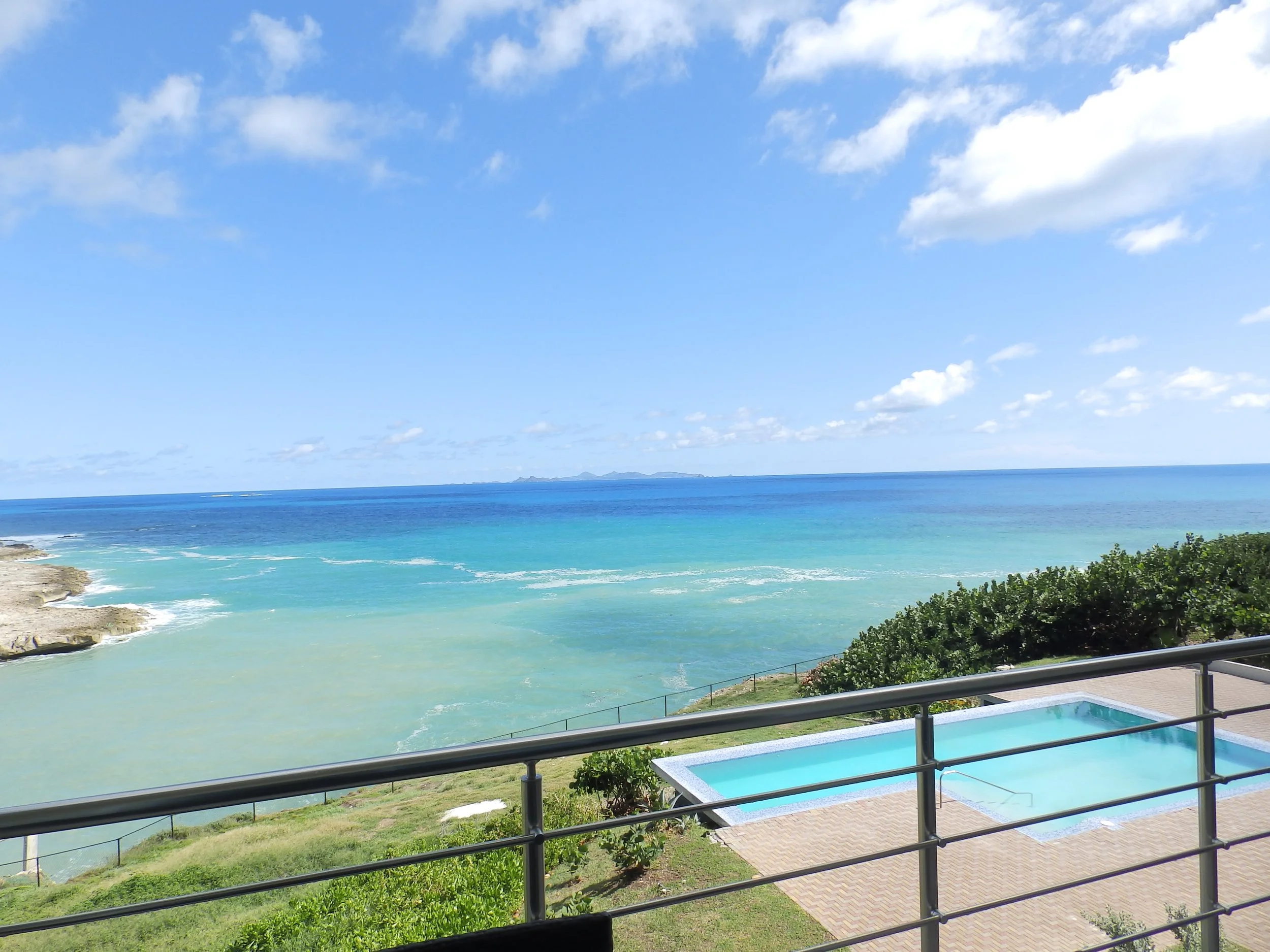 Pool overlooking the Atlantic Ocean