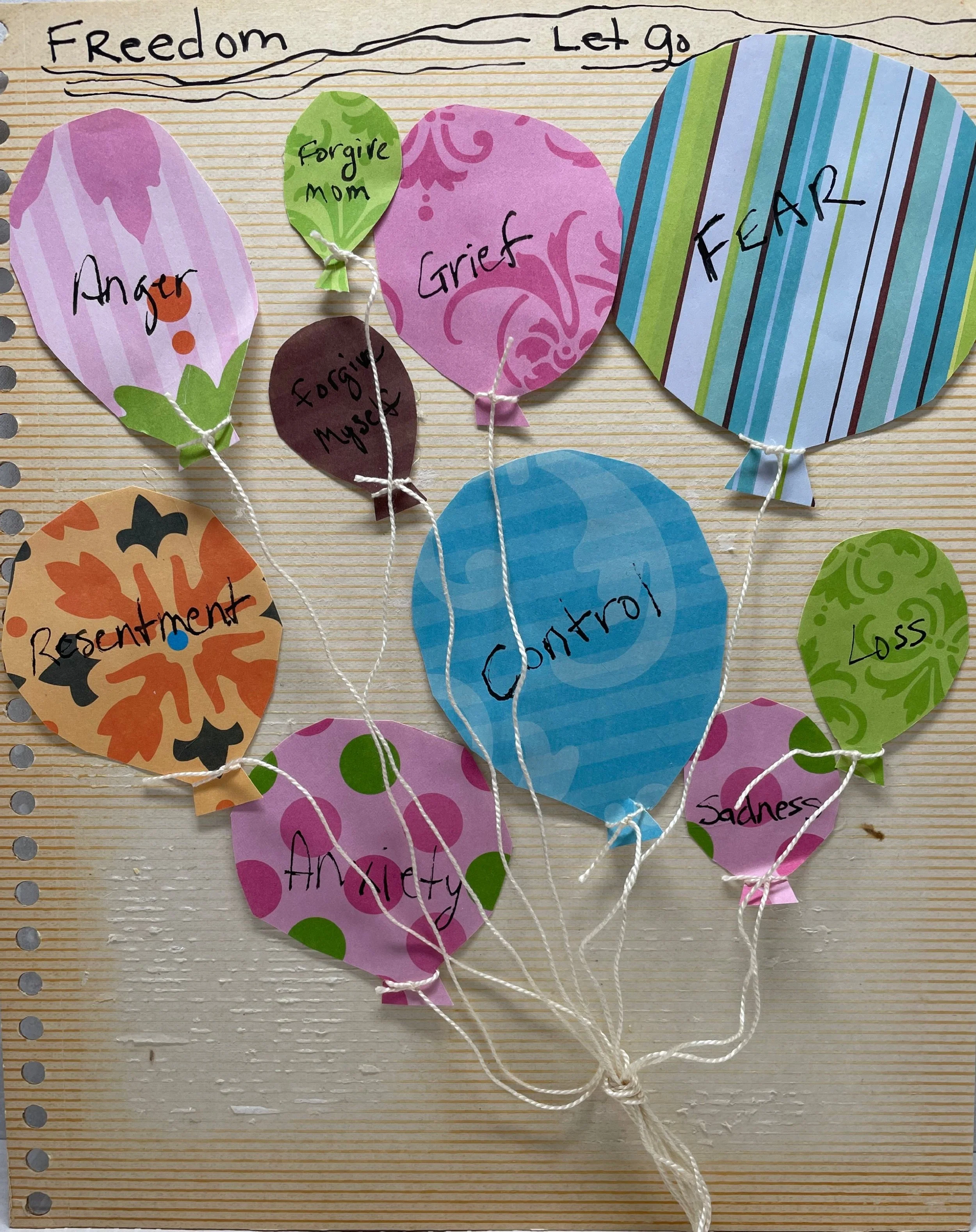 Balloons - What You Want to Let Go Of
