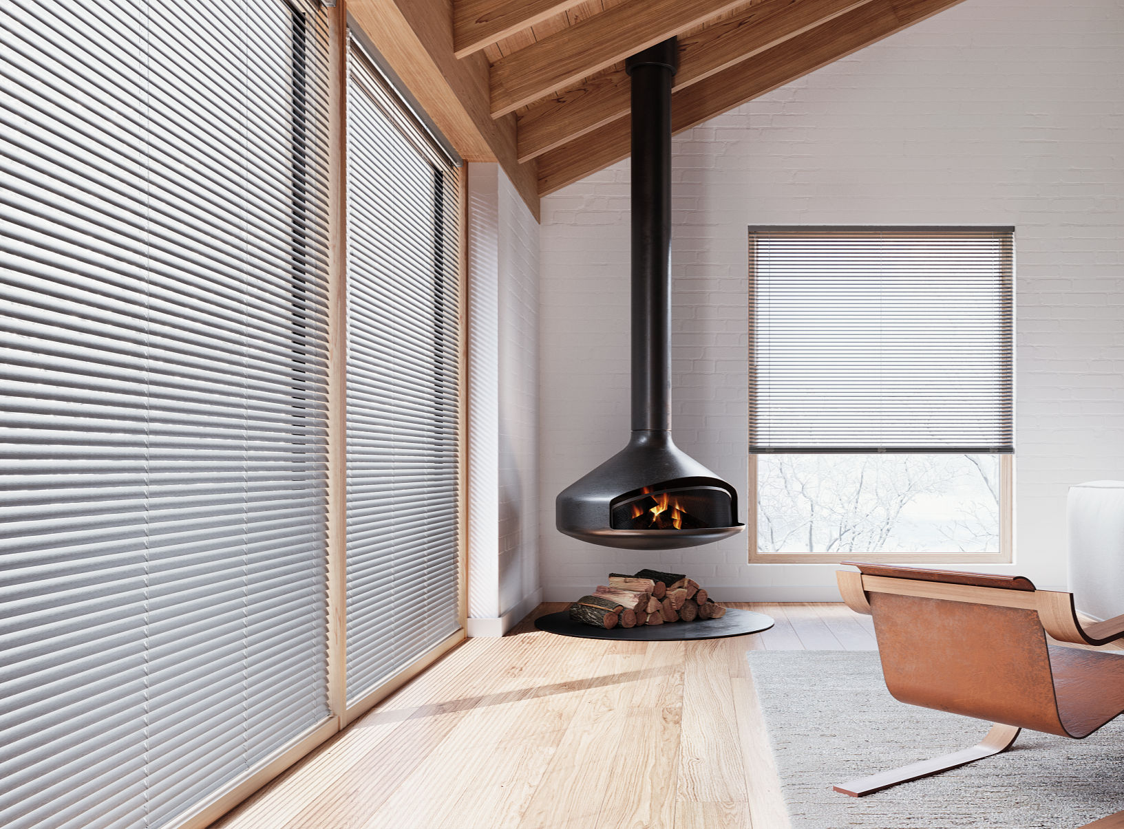 Modern Precious Metals® Aluminum Blinds With LightRise