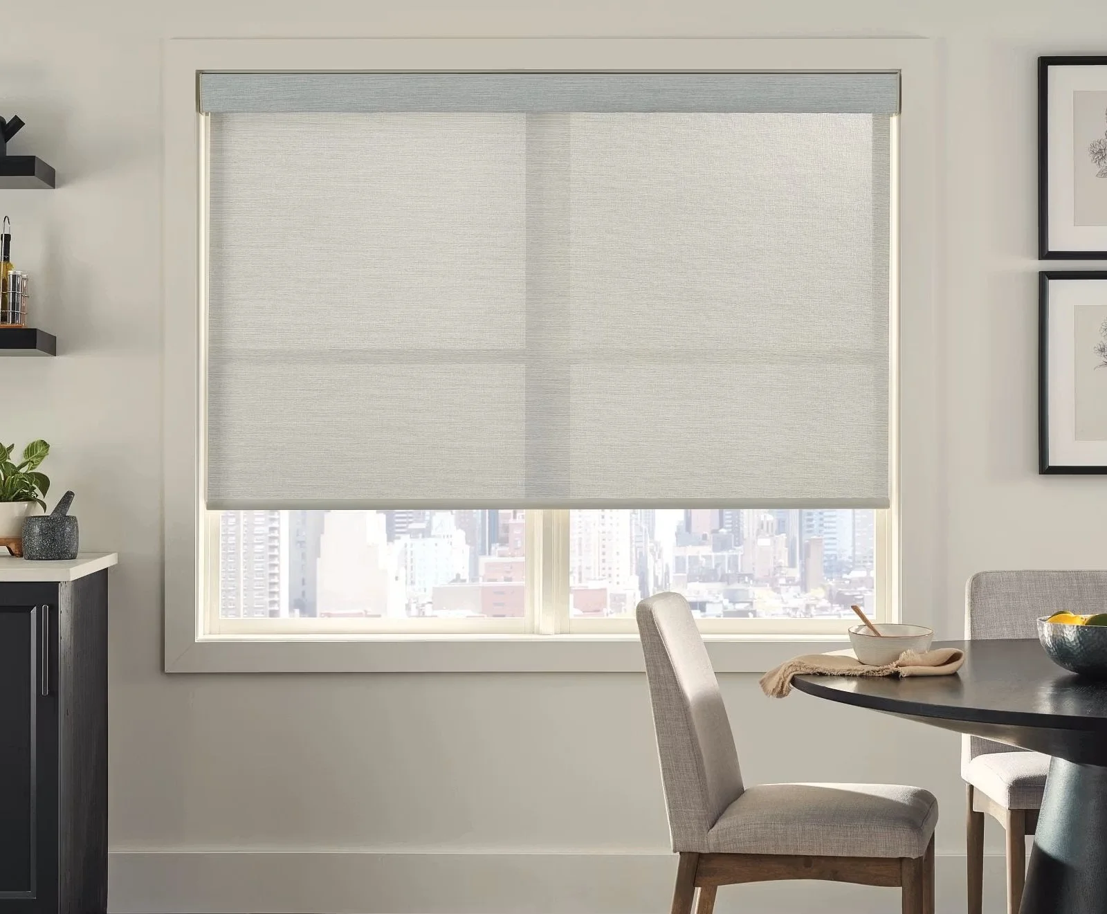 Alta Roller Shade Cordless Lift With SmartAdjust