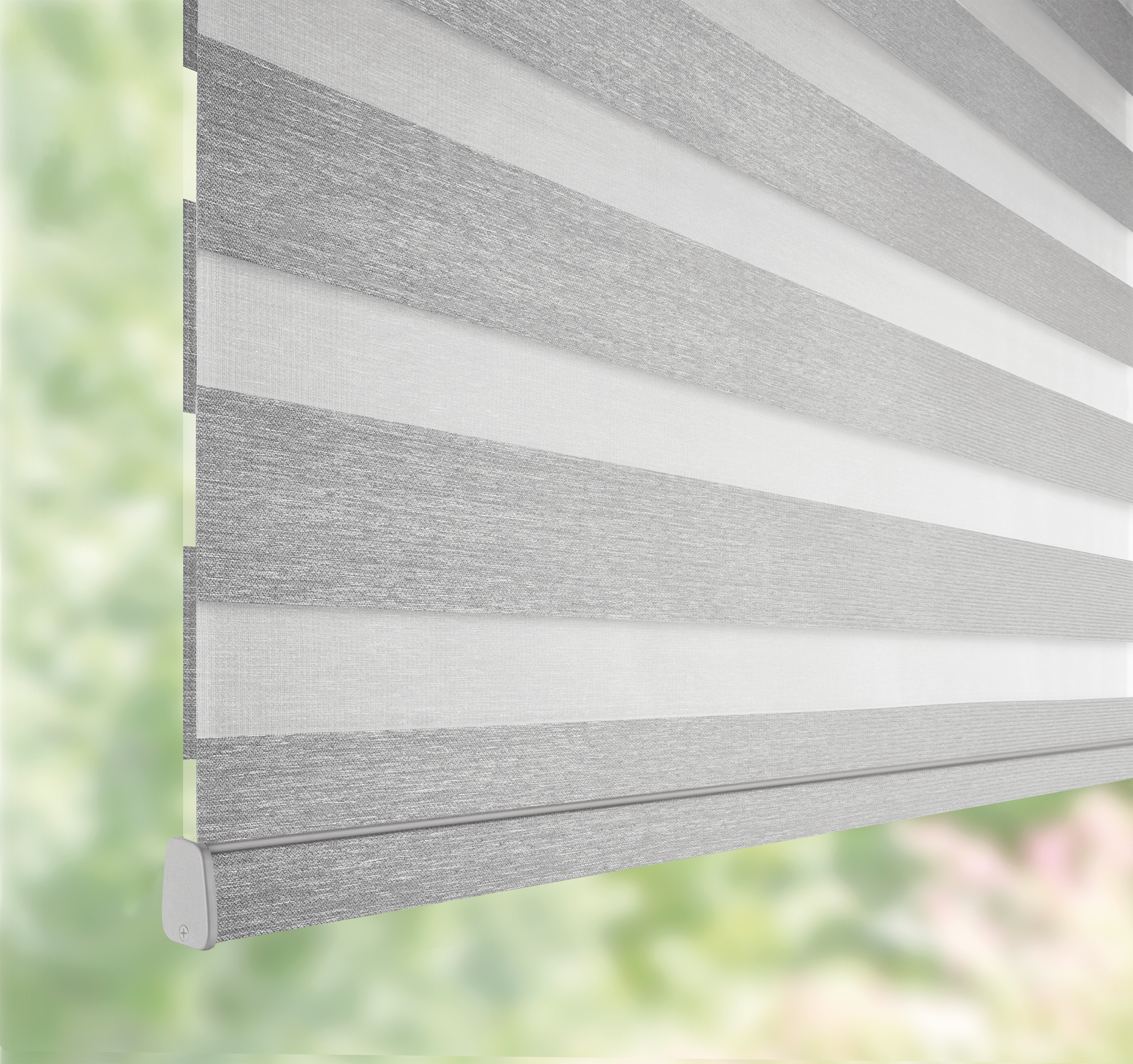 Close up of the Layered Design of a Banded Shade