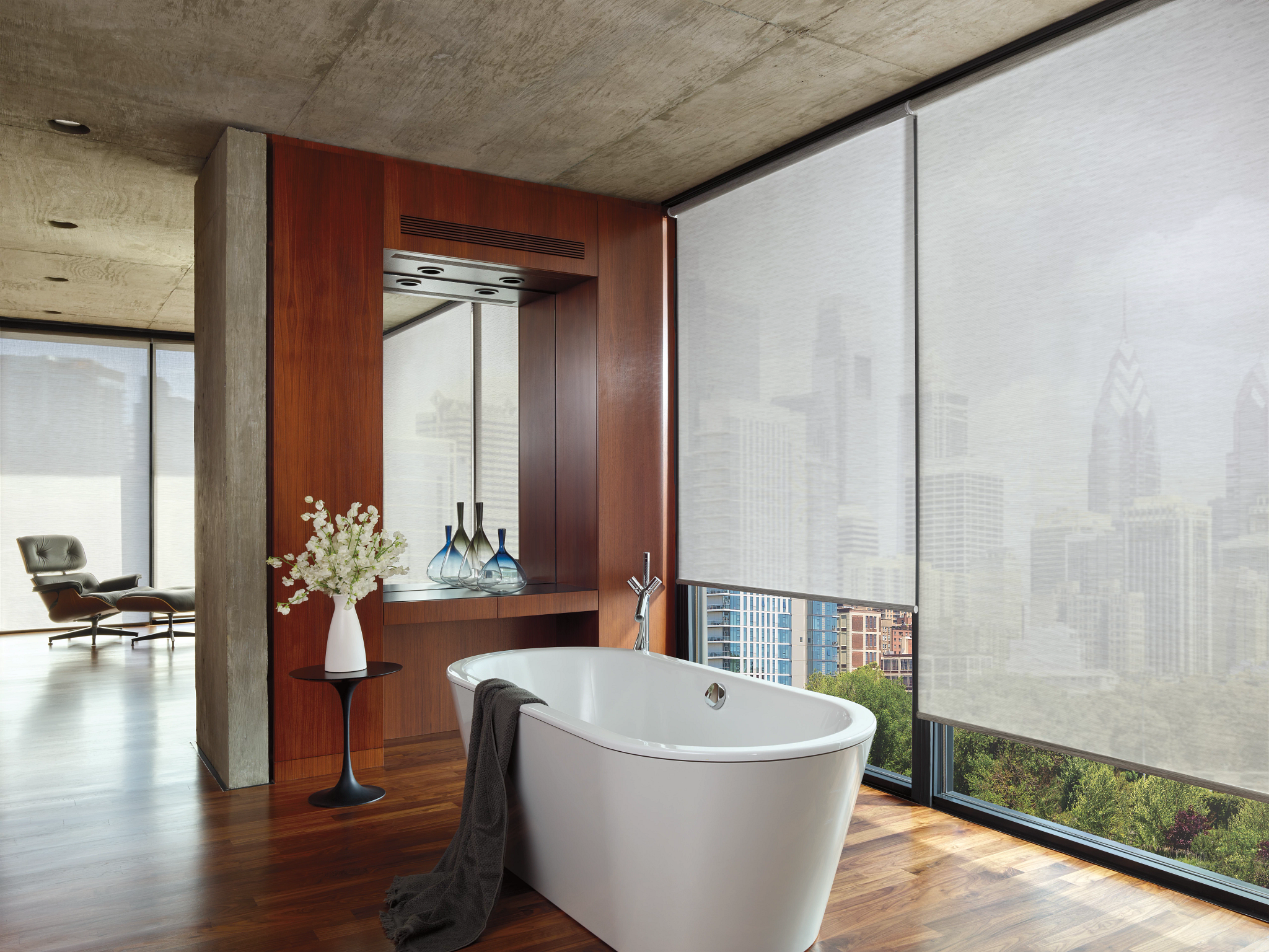 Designer Screen Shade With No Valance