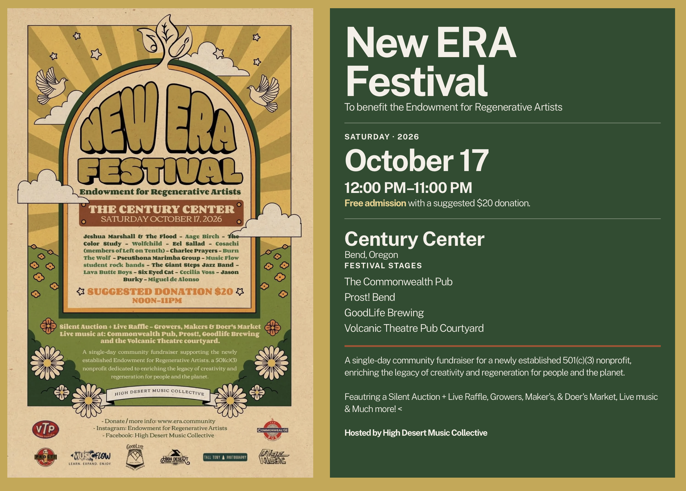  ERA Festival (Endowment of Regenerative Artists)