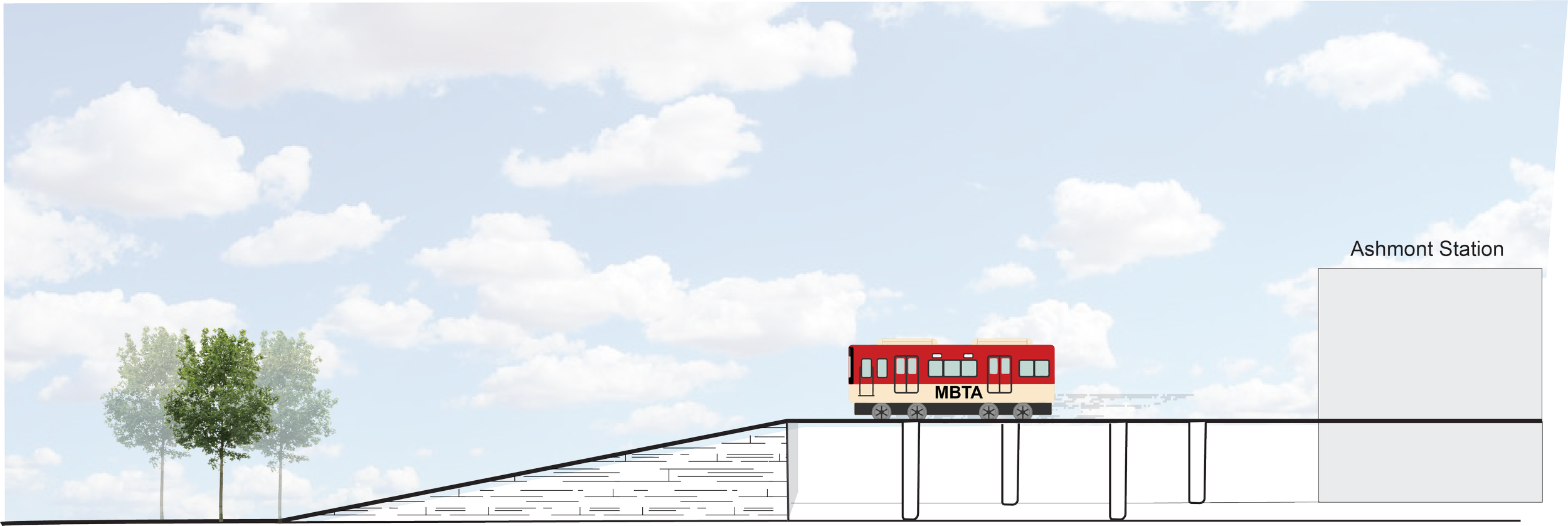 Sectional Diagram | Existing Trolley