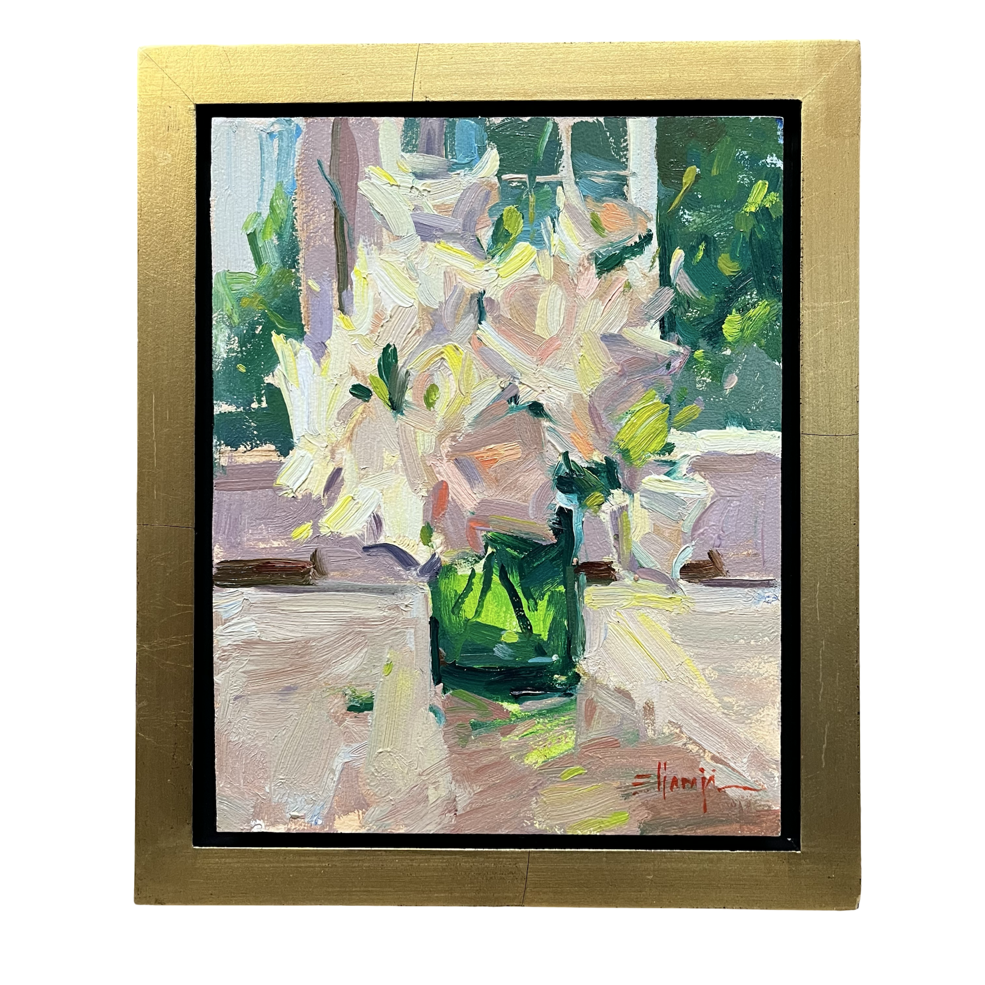 Roses in Green Bottle (Study)