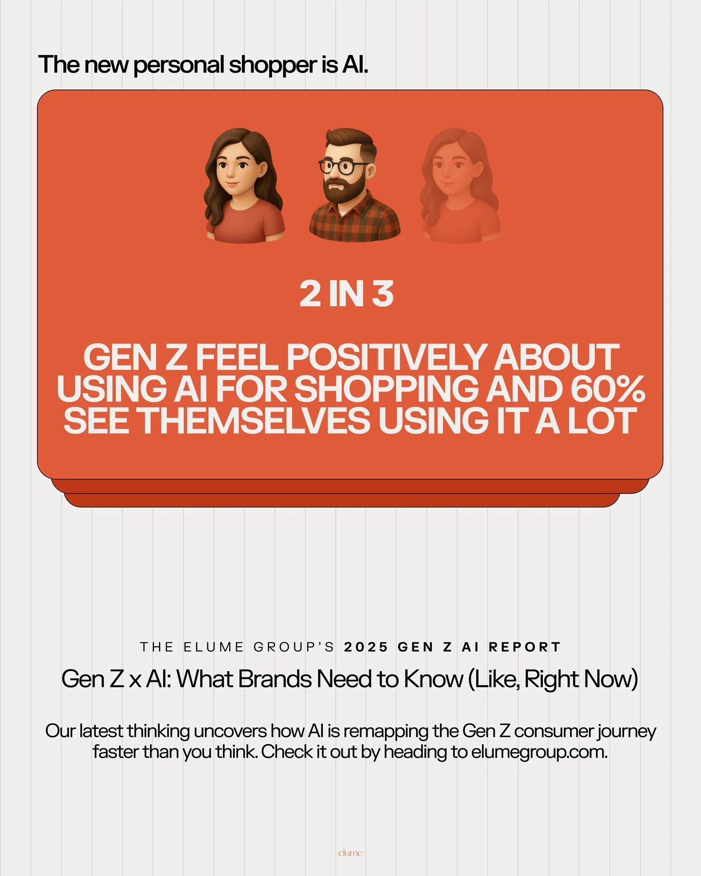 AI isn&rsquo;t necessarily changing Gen Z &mdash; rather, it's getting better at reflecting them.

A generation that grew up curating algorithms now expects the world &mdash; and the brands within it &mdash; to move with the same fluency.

The takeaw