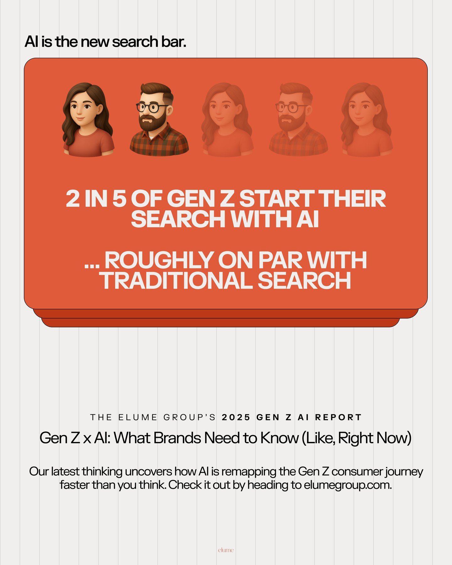 Gen Z isn&rsquo;t searching anymore &mdash; they&rsquo;re asking.

Instead of typing into a search bar, they prompt an AI co-pilot that understands context, taste, and intent. Discovery, evaluation and ultimately decision now happens inside a single 
