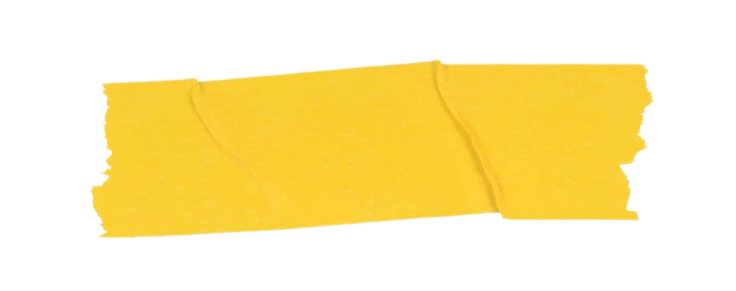 A yellow sponge with a rectangular shape and a slight curve.