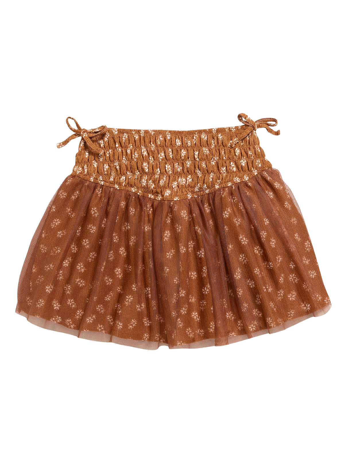 Western Smocked Tulle Skirt