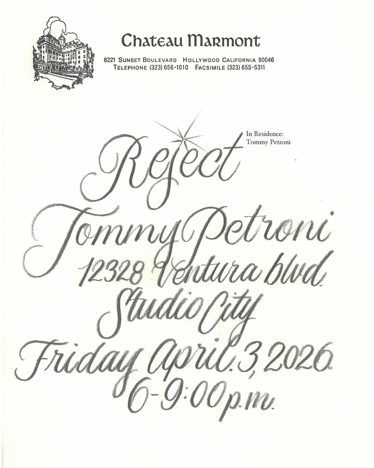 This Friday April 3, 2026 from 6-9PM @tommypetronii will be showing his most recent works 'Reject' at the store 12328 Ventura Blvd, Studio City, CA 91604.

Tommy Petroni is a photographer born and raised in Los Angeles, California. An unfiltered stor