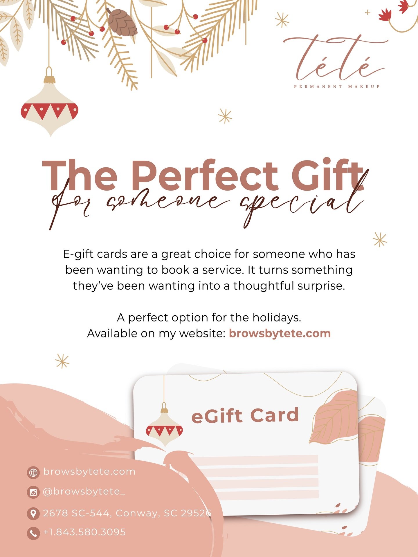 If you&rsquo;re looking for a holiday gift and don&rsquo;t know what to choose, this makes it easy ✨
E-gift cards are available on my website