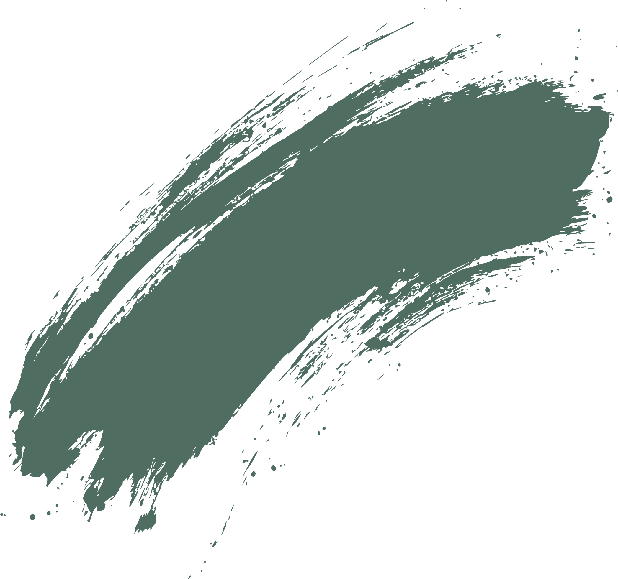 Green brushstroke on black background