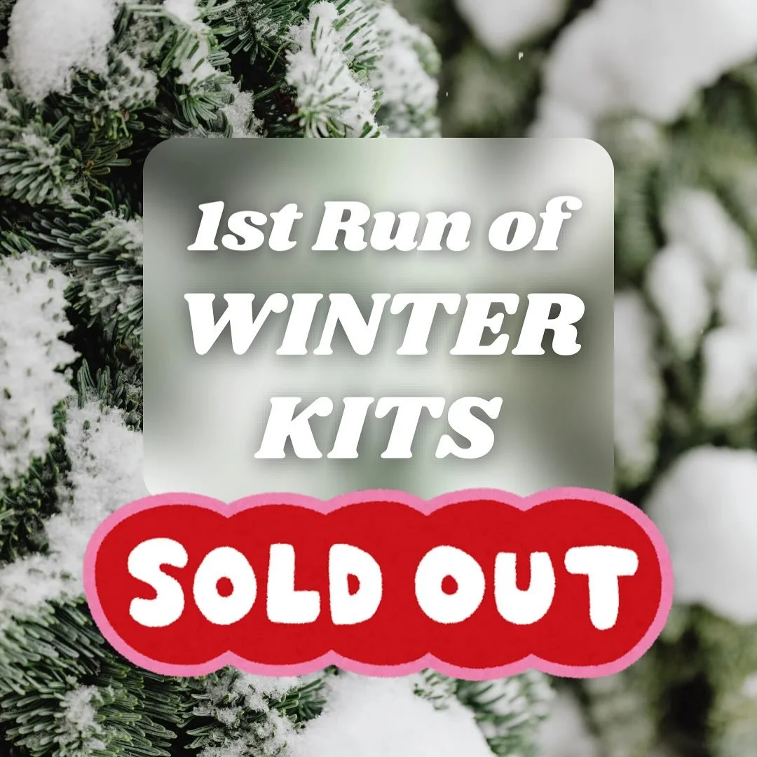 We had such an amazing time at the Huntingtown High School Craft Fair on Sunday! ❄️ We brought our Winter Kits to share and completely sold out of both those and our Old Lady Who Swallowed Some Leaves kits! 🍂 Our incredible employees are thrilled an